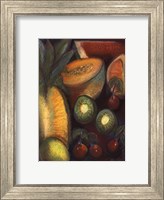 Framed Luscious Tropical Fruit I