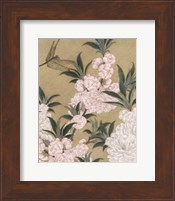 Framed Cherry Blossoms and Dragonfly