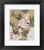 Framed Cherry Blossoms and Dragonfly