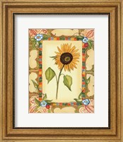 Framed French Country Sunflower II