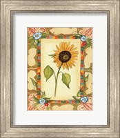 Framed French Country Sunflower II