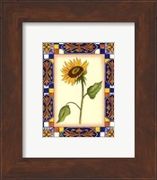 Framed Tuscany Sunflower I