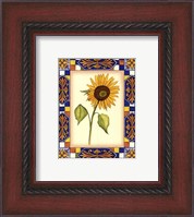 Framed Tuscany Sunflower II