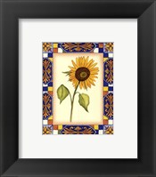 Framed Tuscany Sunflower II