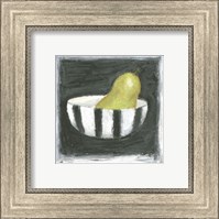 Framed Pear in Bowl