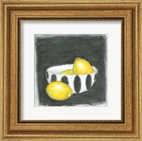 Framed Lemons in Bowl