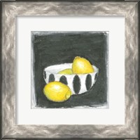 Framed Lemons in Bowl