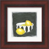 Framed Lemons in Bowl
