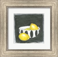 Framed Lemons in Bowl