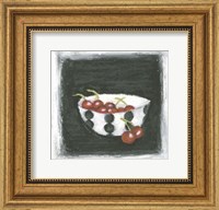 Framed Cherries in Bowl
