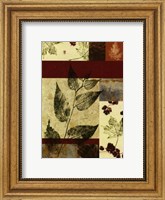 Framed Leaf Print Collage (U) IV