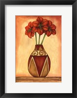 Framed Southwest Amaryllis (H) I