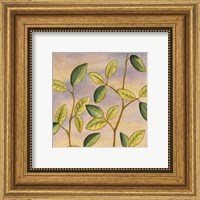 Framed Luminous Leaves I