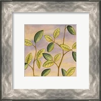 Framed Luminous Leaves I