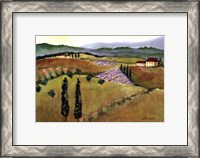 Framed Tuscany Afternoon I