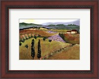 Framed Tuscany Afternoon I