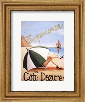 Framed Cote d'Azure