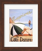 Framed Cote d'Azure