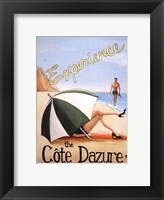 Framed Cote d'Azure