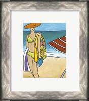 Framed Beach Blanket Baby I