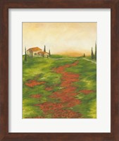 Framed Tuscany at Sunset II