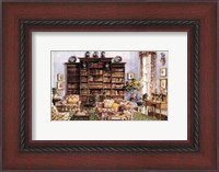 Framed Library Sitting Room in an American Country House