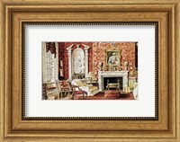 Framed Classic English Country House Drawing Room