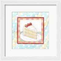 Framed Vanilla Cake