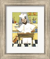 Framed Jolly French Chef