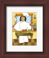 Framed Jolly Mexican Chef