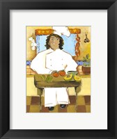 Framed Jolly Mexican Chef