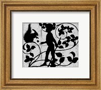 Framed Child Silhouette I