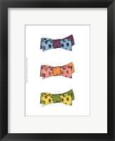 Tri Bow I Framed Print