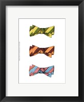 Tri Bow IV Framed Print