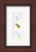 Framed Bee Trio