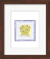 Framed Frog with Plaid (PP) III