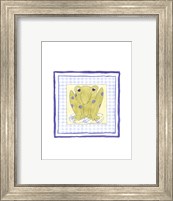 Framed Frog with Plaid (PP) III
