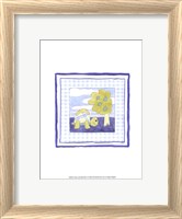 Framed Turtle with Plaid (PP) I