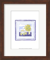 Framed Turtle with Plaid (PP) I