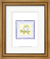 Framed Turtle with Plaid (PP) III