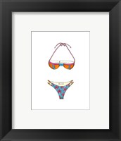Beach Bikini III (PT) Framed Print