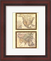 Framed Miniature Maps