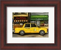 Framed NYC Taxi 5A72