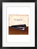 Staple Framed Print