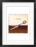 Clip Framed Print