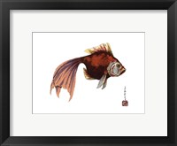 Framed Oriental Fish I
