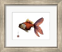 Framed Oriental Fish II
