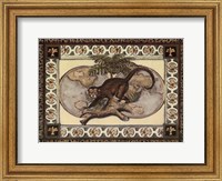 Framed Large Tropical Monkey I