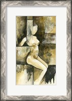 Framed Contemporary Seated Nude I