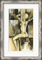 Framed Contemporary Seated Nude II